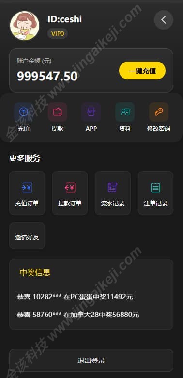 图片[4]-ninegame九游娱乐综合盘源码/加拿大28彩票源码/带番摊玩法/BC系统彩可控+后台框架UI重构后台可控-金该源码网