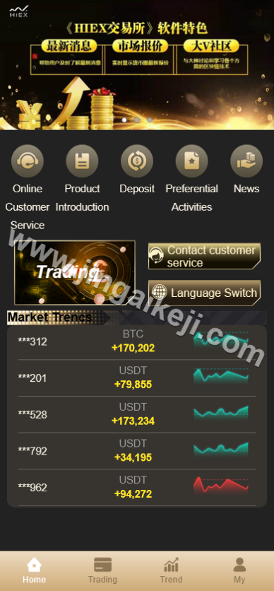 图片[4]-运营版HIEX完美BTC彩票源码/伪商城彩票源码/伪交易所彩票源码/USDT伪交易所PC28竞猜下注理财系统源码/可控+前后端分离版-金该源码网