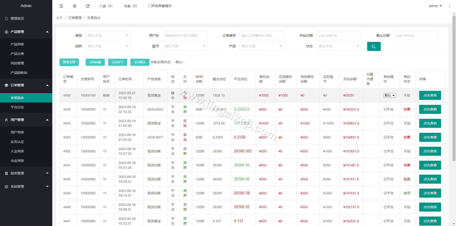 图片[20]-运营版海外微交易源码/微盘源码/期货黄金白银/K线重构/微交易源码/代理后台/用户风控/可添加多语言-金该源码网