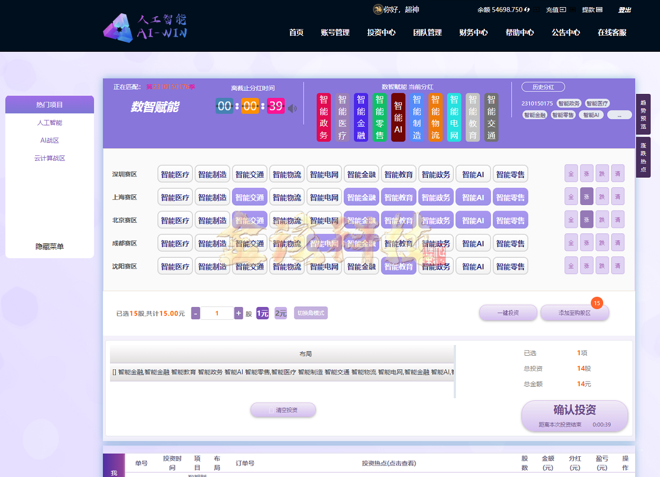 图片[9]-彩票二开更改为AI人工智能投资理财系统源码/伪商城彩票源码/项目投资资金盘源码/全开源-金该源码网