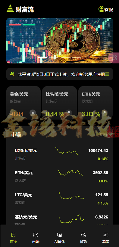 图片[2]-WealthFlow源码交易所多语言/多语言交易所源码/外汇/期货/美元/借贷/质押/场控游客模拟账户系统源码/运营版-金该源码网