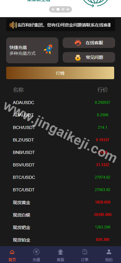 图片[2]-运营版海外微交易源码/微盘源码/期货黄金白银/K线重构/微交易源码/代理后台/用户风控/可添加多语言-金该源码网