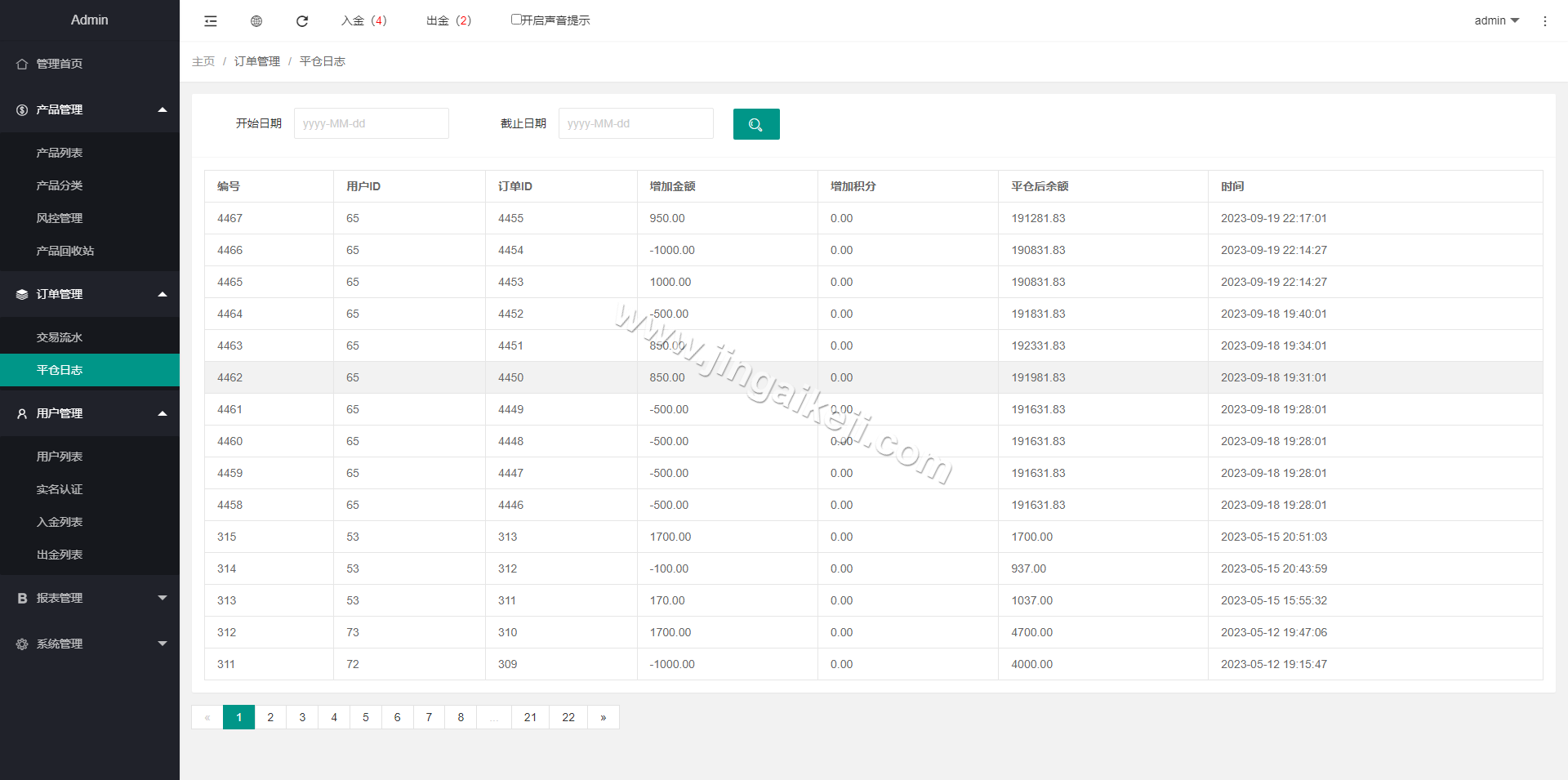 图片[21]-运营版海外微交易源码/微盘源码/期货黄金白银/K线重构/微交易源码/代理后台/用户风控/可添加多语言-金该源码网