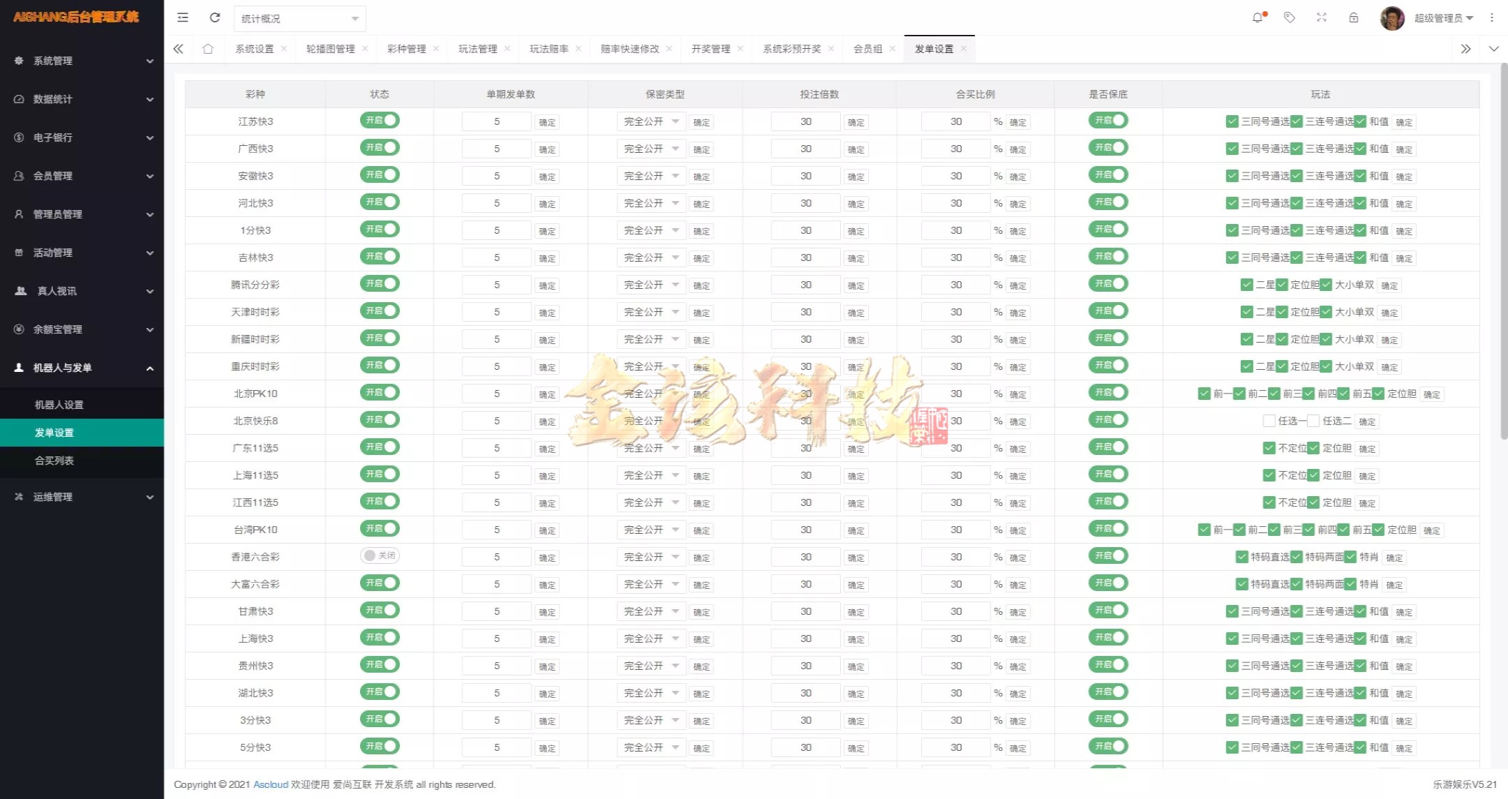 图片[30]-大富彩票源码/大富源码/时时彩源码/快三源码/二开全新UI乐游博悦娱乐源码Linux系统+合买大厅+余额宝理财+前后端重构-金该源码网